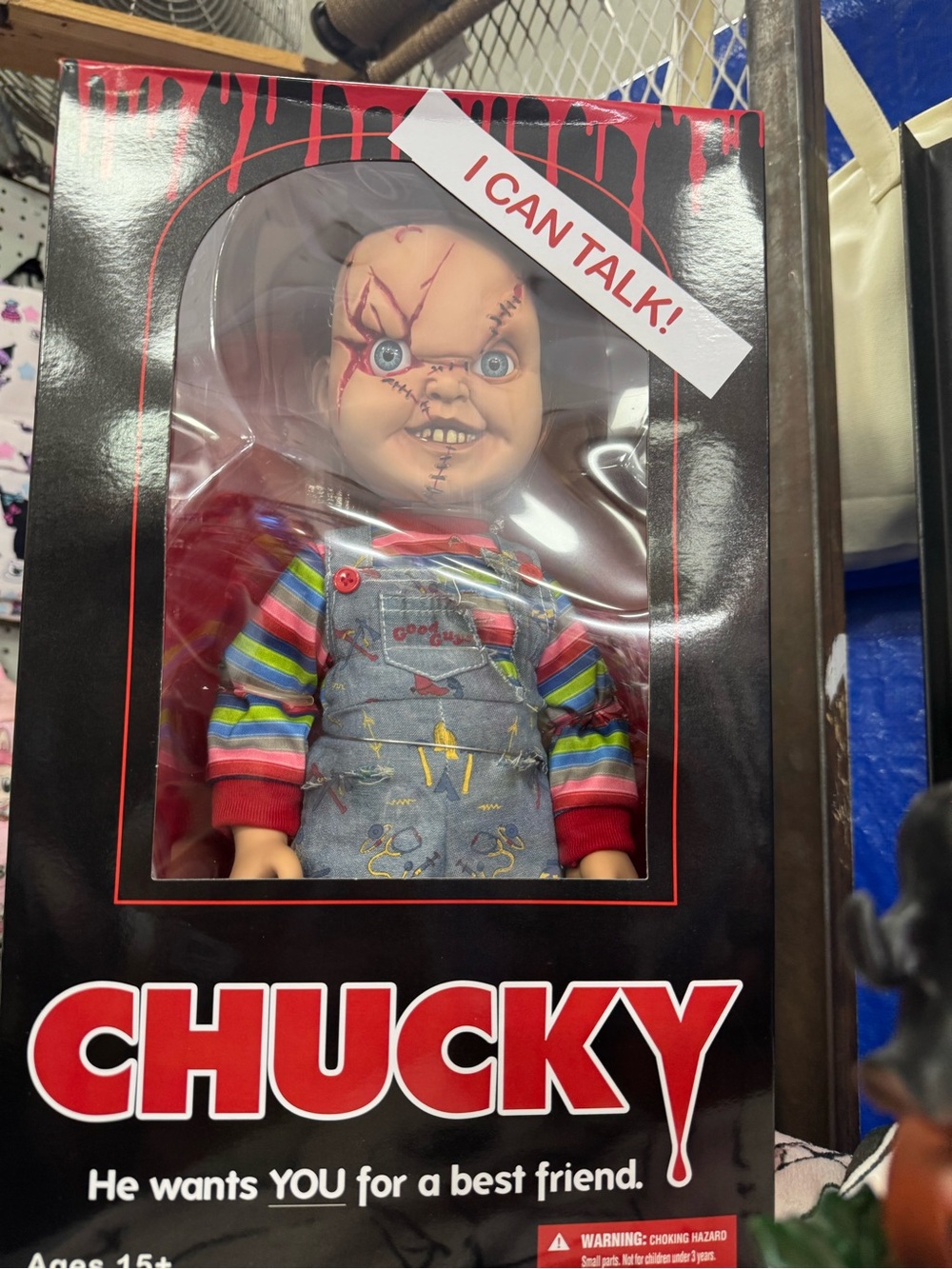 Chucky Talking Doll - Multicolor Stripe Outfit